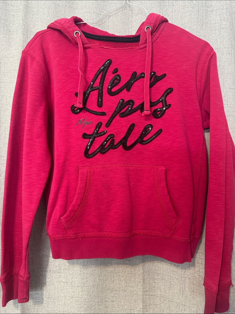 Aeropostale Hot Pink Sweatshirt with Label